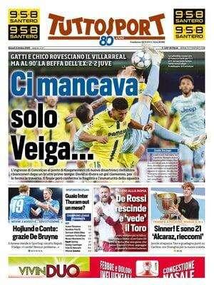 Tuttosport: "Hojlund e Conte: grazie De Bruyne"