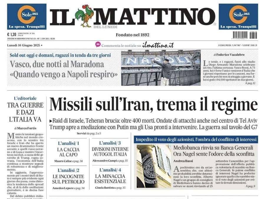 Il Mattino: "Gattuso, portaci al Mondiale"