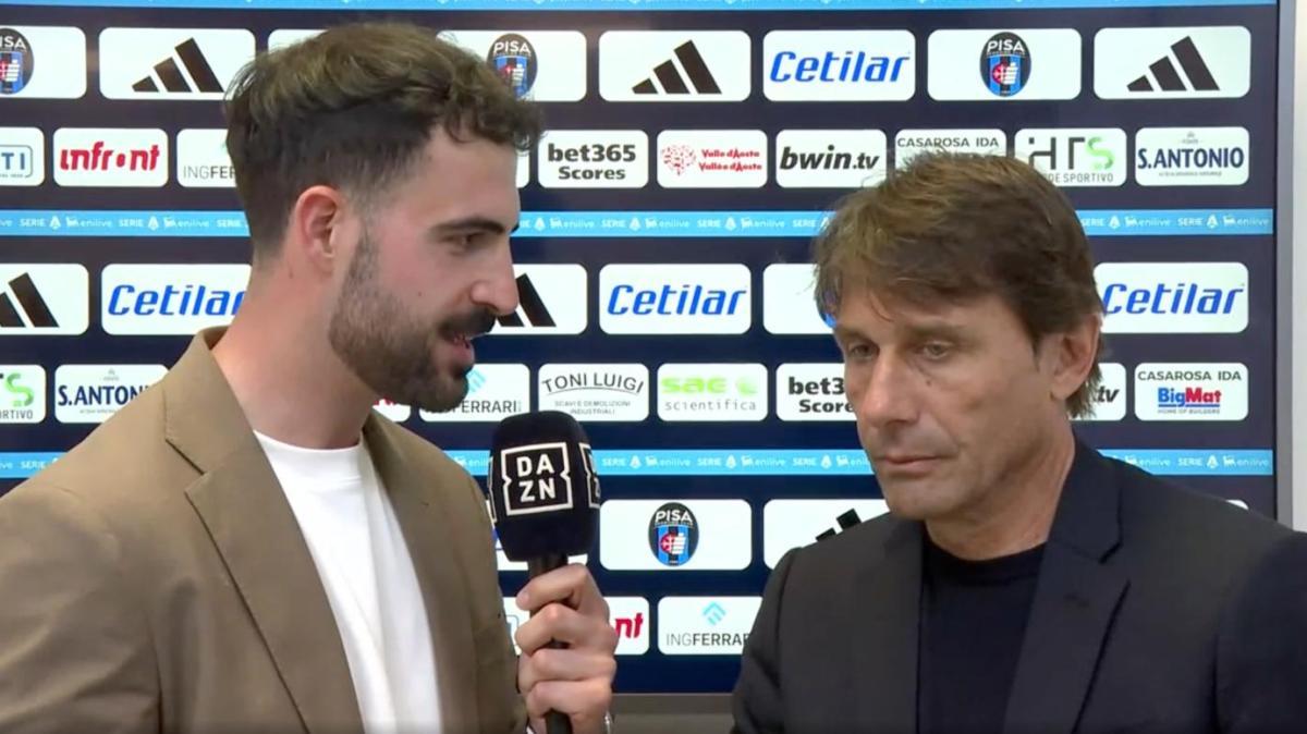 Pisa-Napoli, il bordocampista svela: "Conte ha urlato una frase al gol di McTominay..."
