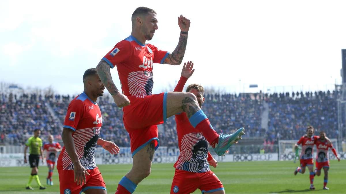 Politano a Dazn: "Gol preparato in allenamento. Siamo carichi, dobbiamo vincere le prossime 7!"
