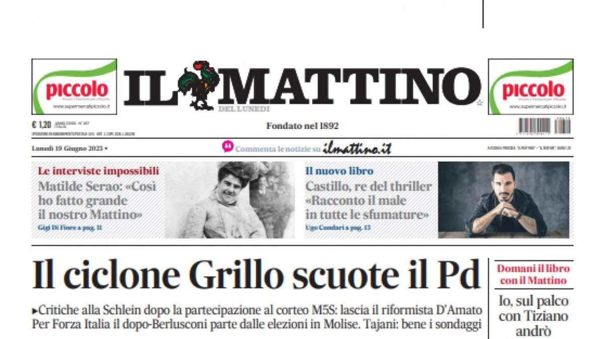 PRIMA PAGINA - Il Mattino: "Osi, doppietta in regalo per lo sbarco di Garcia"