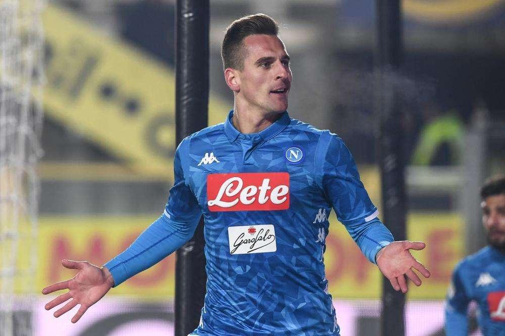 FOTO - Milik esulta sui social: "Mai mollare! Felice per il gol!"