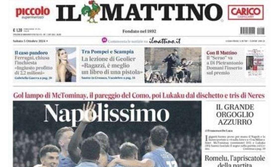 Il Mattino: "Napolissimo"