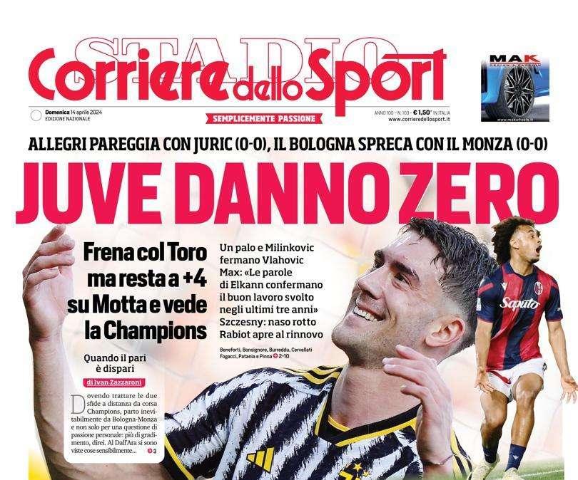 PRIMA PAGINA - Corriere dello Sport: “Missione Europa: tutti al Maradona”