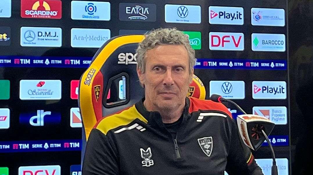 Lecce, Gotti in conferenza: "Mi sono arrabbiato, potevamo sfruttare meglio gli spazi concessi dal Napoli"