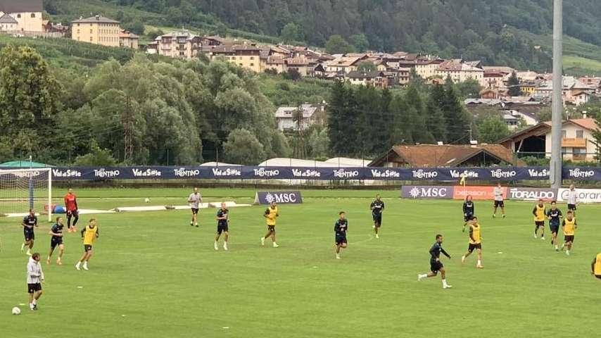 Dimaro, day 9: sessione pomeridiana, partitella. Ancora out Anguissa, assente anche Gaetano