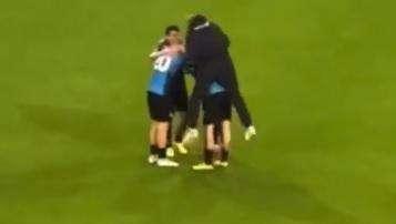 VIDEO - In groppa a Kvara: la gioia di Spalletti al fischio finale