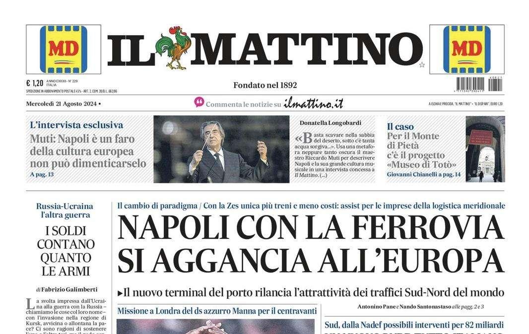 Il Mattino: "Manna a Londra: sprint Lukaku, 10mln tra Napoli e Chelsea"