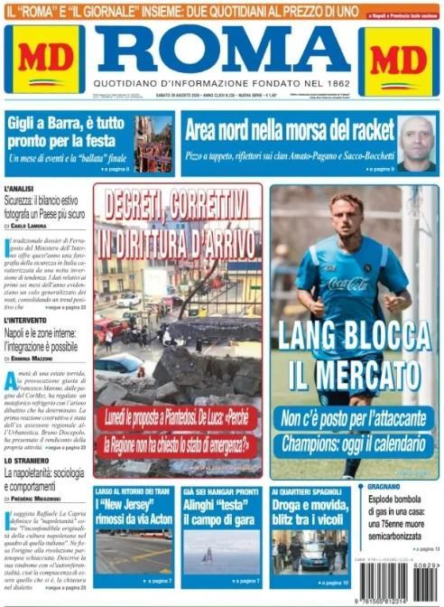 Sfuma il Galatasaray, Il Roma: "Lang blocca il mercato"