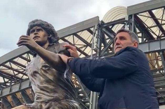 Statua Diego all'esterno? Borriello: "Mancano autorizzazioni, troppa burocrazia"