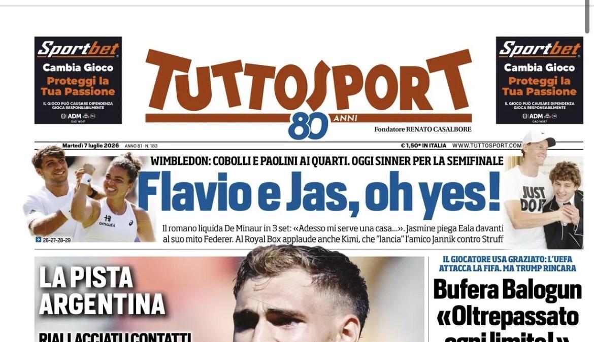 Mondiali, Tuttosport: "Yamal? No, Merino. Per CR7 l'addio più amaro"