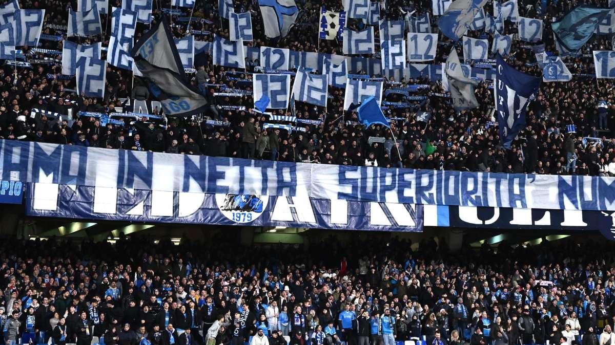 Napoli, 3.036.000 tifosi nel 2025 e +15,2% in tre anni: il tifo azzurro continua a crescere