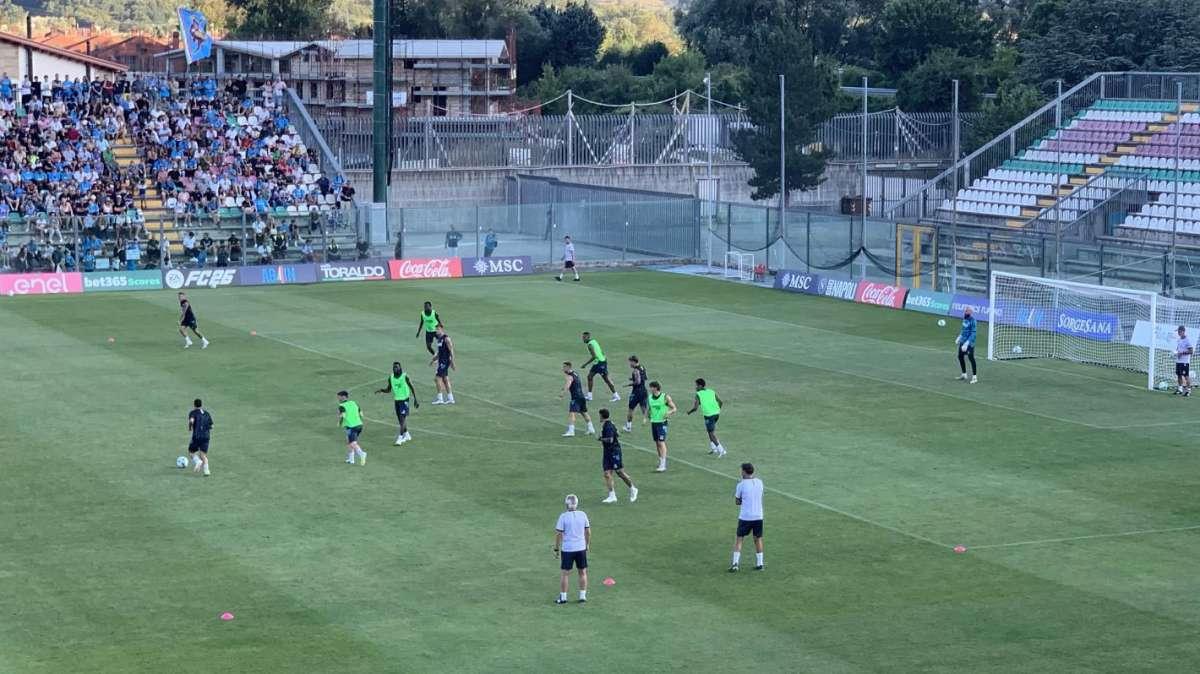 Castel di Sangro, day 10: seduta pomeridiana, esercitazione tattica e partitelle! Raspadori c’è 