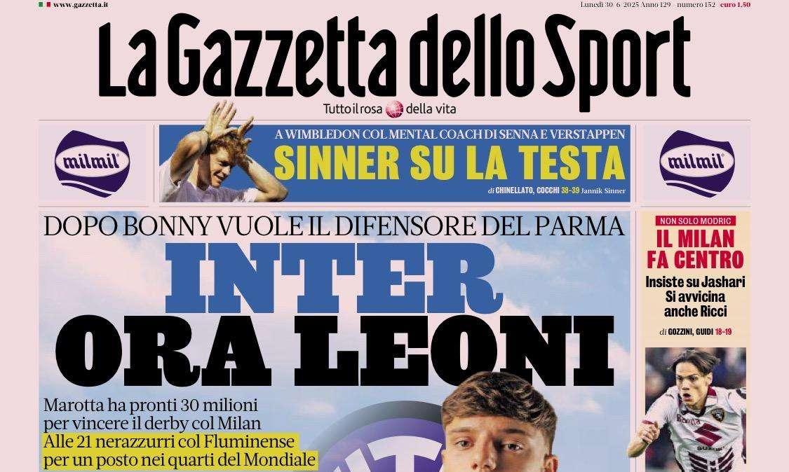 Gazzetta: “Il Napoli fa Lucca. ADL scende in campo per l’attaccante”