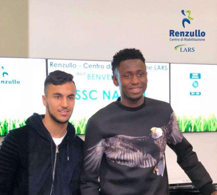 FOTO&VIDEO - Gli azzurri Ounas e Diawara ospiti del Renzullo - Centro di Riabilitazione LARS