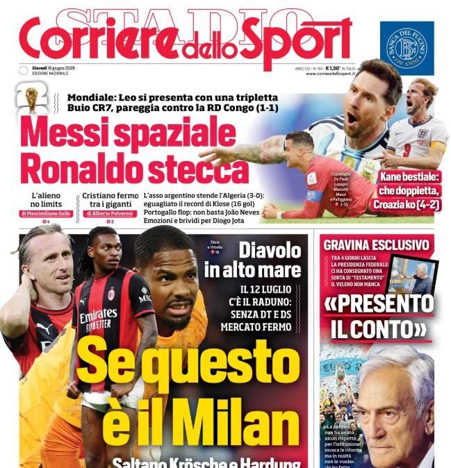 Calciomercato Napoli, Corriere dello Sport: "Lukaku perfetto per Allegri"