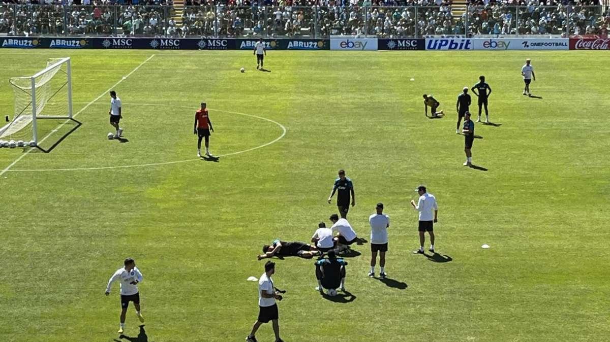 Report da Castel di Sangro: terapie per Anguissa, Kvara e Rui in parte in gruppo 
