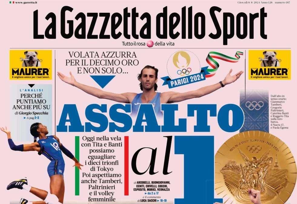 Gazzetta: "Atalanta, doppio colpo. Juve, Todibo più vicino"