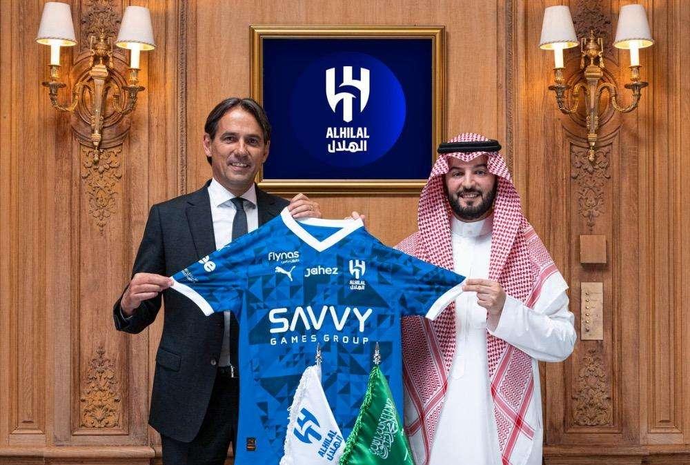 L'Al-Hilal annuncia Simone Inzaghi nuovo allenatore: "Il genio italiano è qui!"