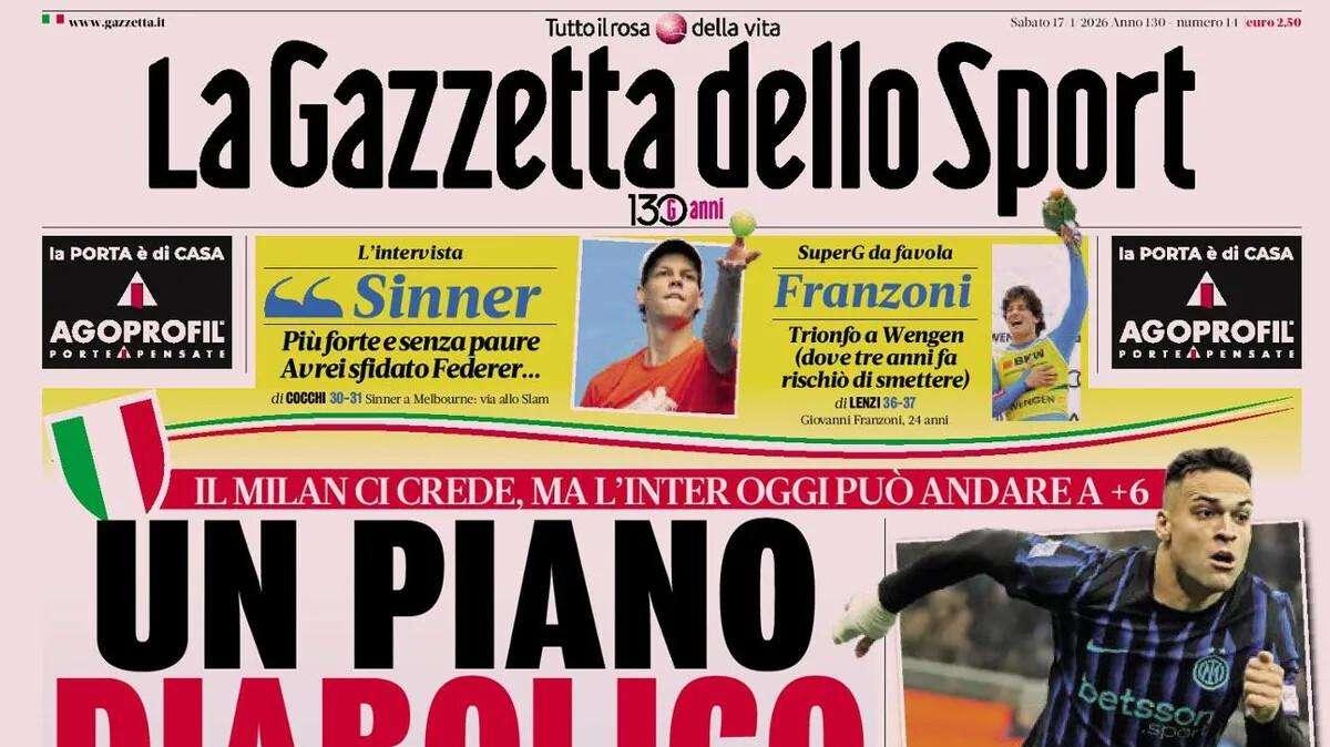 Gazzetta dello Sport: "Conte sdoppia il Napoli: Hojlund c'è sempre"