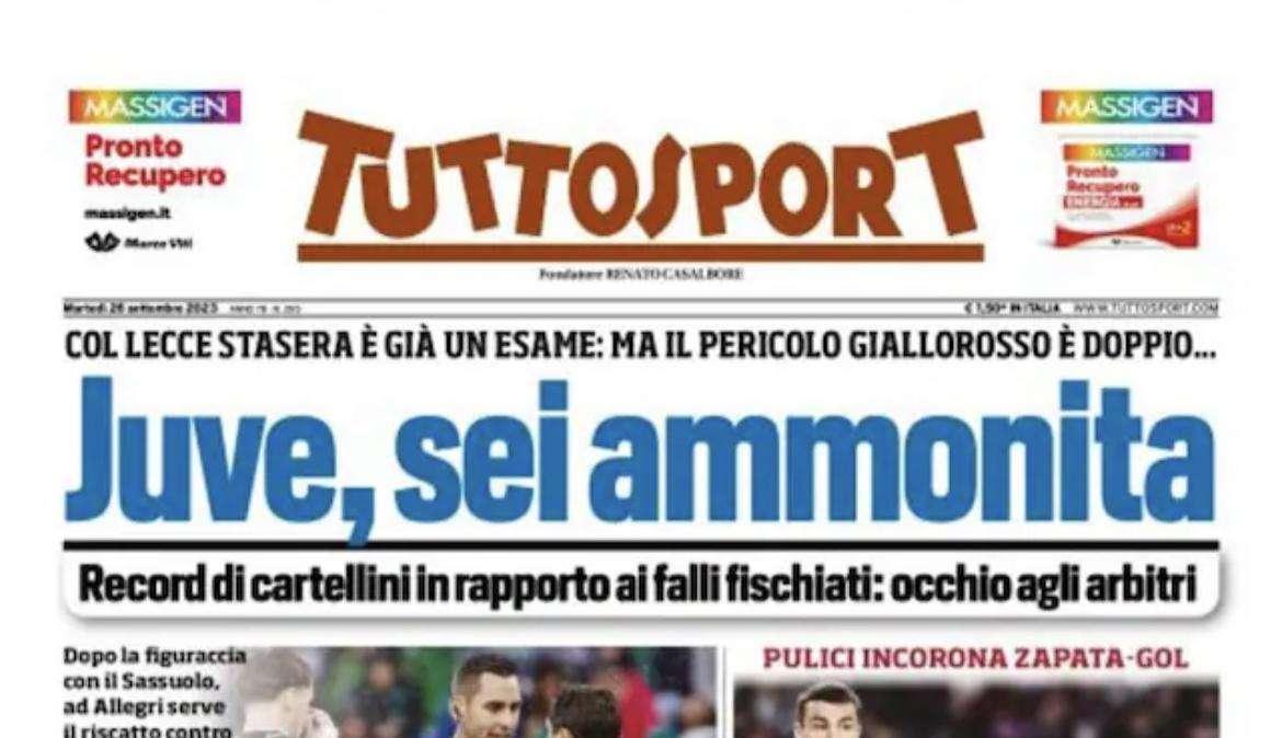 PRIMA PAGINA - Tuttosport: “Osimhen si scusa, ma Garcia è un caso”