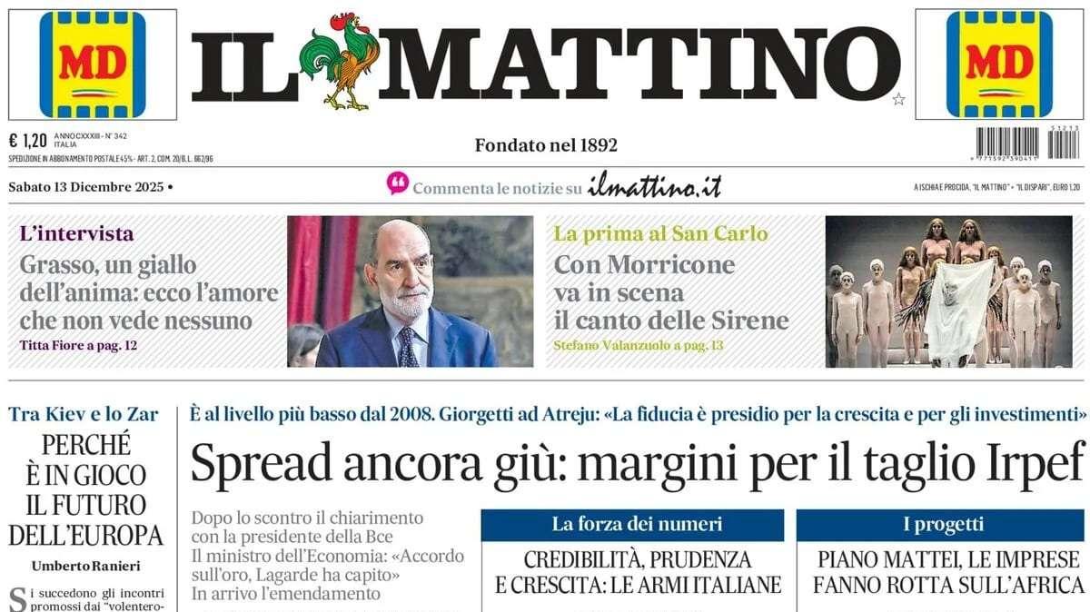 A Udine per il riscatto, Il Mattino: "Napoli, rialzati e corri"