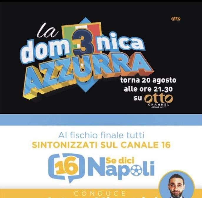 OttoChannel raddopia: due appuntamenti fissi sul Napoli sul Canale 16