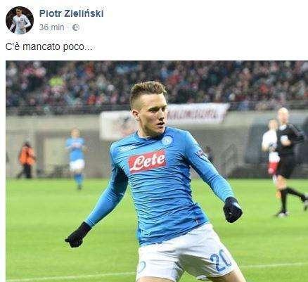 FOTO - Zielinski rammaricato: "C'è mancato poco..."
