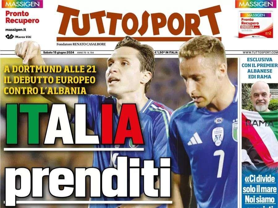 Tuttosport: "Italia prenditi il futuro"