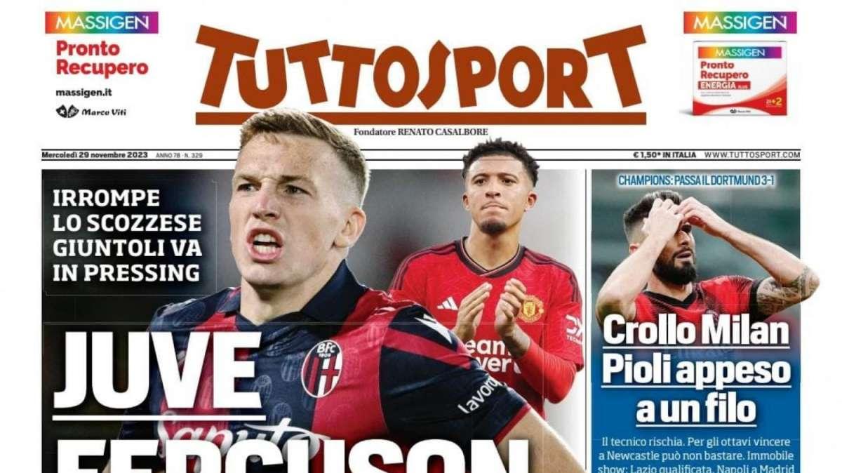 PRIMA PAGINA - Tuttosport: "Max hai vinto il rinforzo"