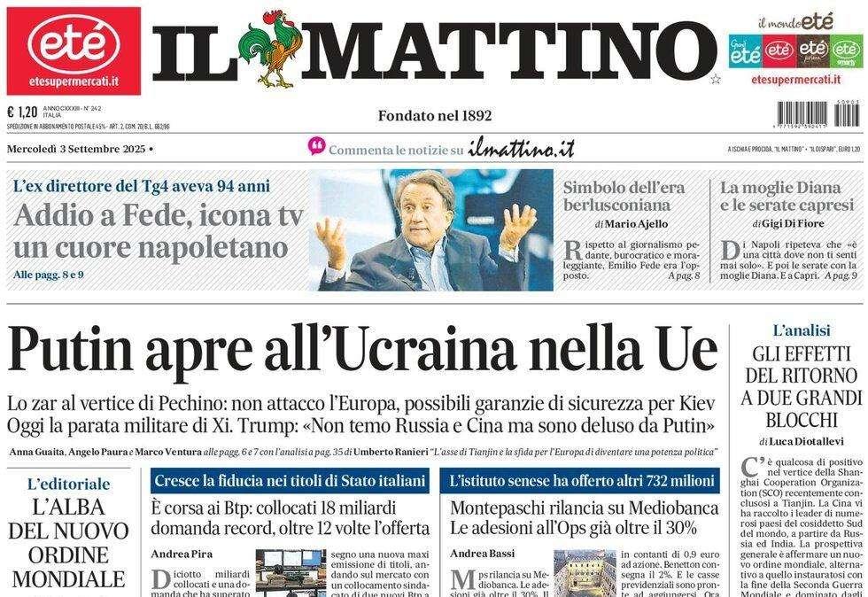 Il Mattino: "Koulibaly: 'Io tifo azzurro, questa squadra è da Champions'"