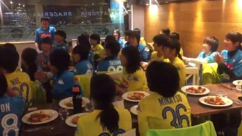 VIDEO - Domani mini invasione giapponese al San Paolo: un gruppo di tifose prova già i cori!