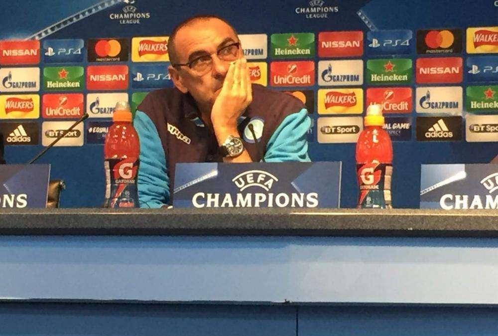 Sarri in conferenza: "Inizio super e ottima reazione, sfiorata la vittoria! Ghoulam? Tra i top in Europa, c'è Mario Rui ma è dura sostituirlo..."