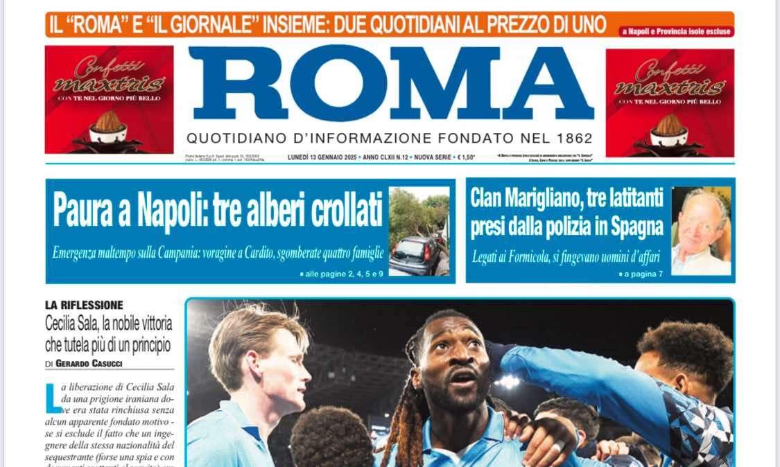 Il Roma: "Kvaratskhelia chi?"