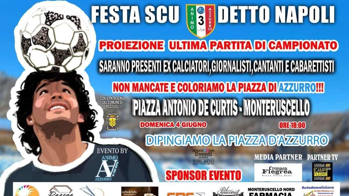 Festa scudetto a Monteruscello: tutti in piazza dalle 18
