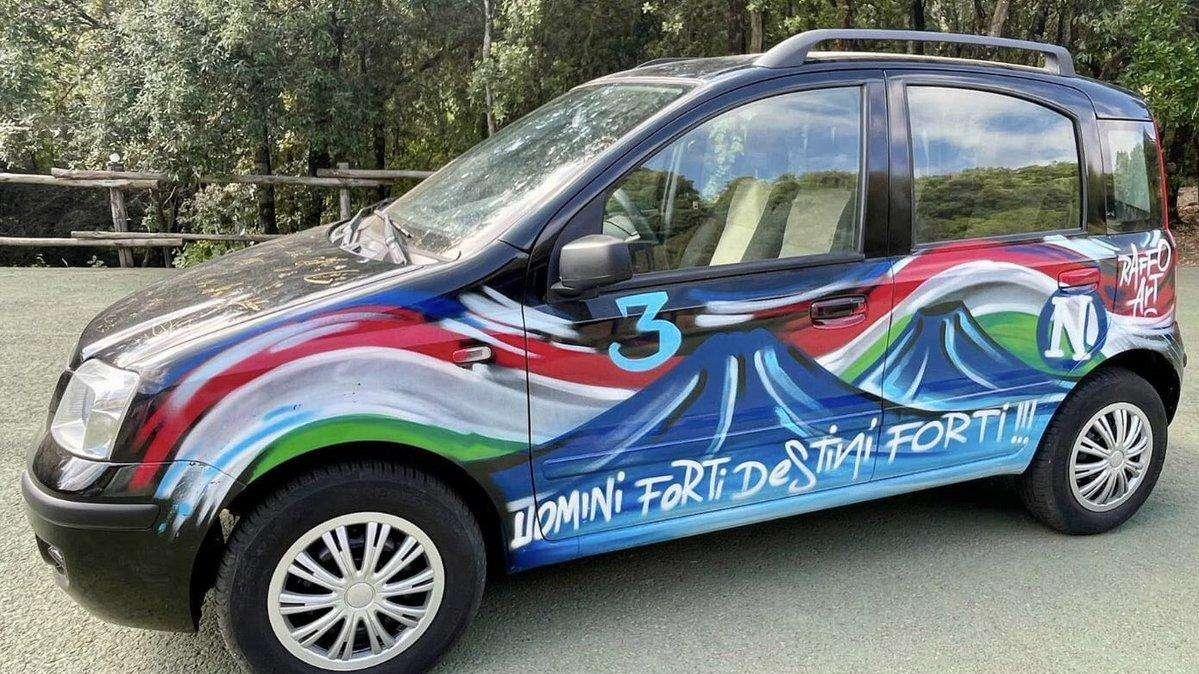 Bellissimo gesto di Spalletti: donata ai bimbi del Santobono la sua Panda 'Scudettata'