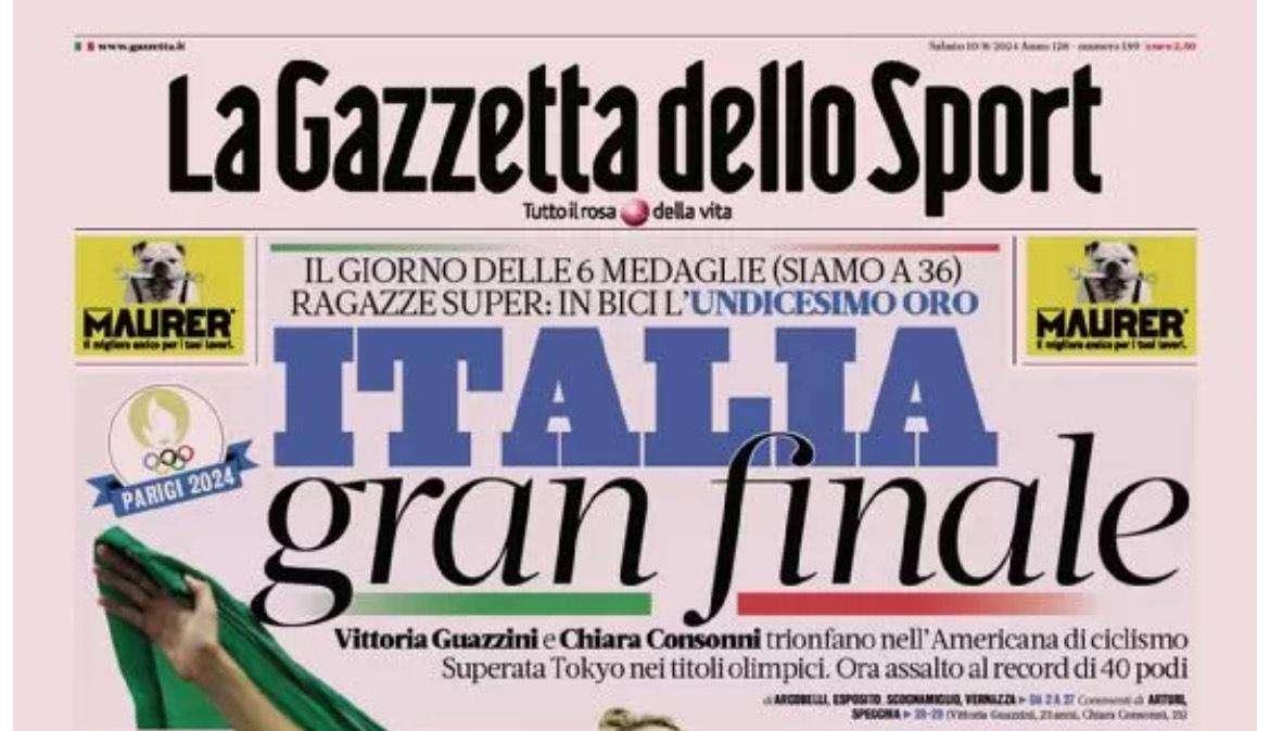 La Gazzetta dello Sport: “Juve, Nico dice sì. Milan, sbarca Emerson”