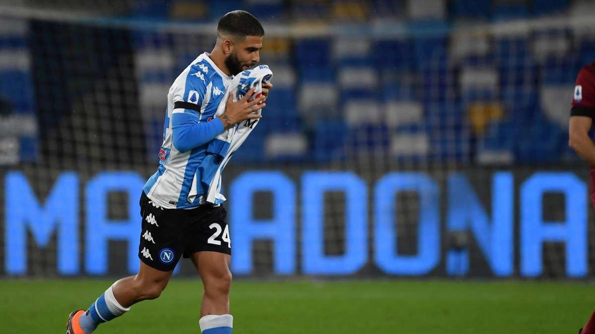 Insigne, altra doppietta al Maradona: il capitano come Lukaku, Ibra e CR7!
