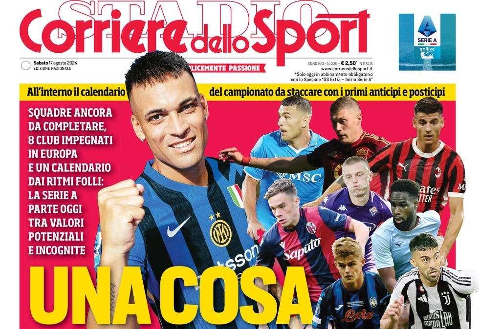 Corriere dello Sport: "Una cosa mai vista: squadre incomplete e ritmi folli"