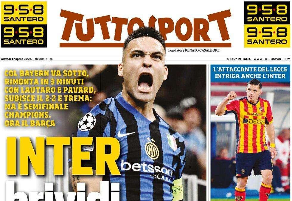 Tuttosport: "Napoli su Krstovic. Inter brividi e furore"