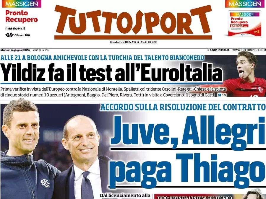 Tuttosport: "Conte-Napoli. C'è la firma. Per tre anni"