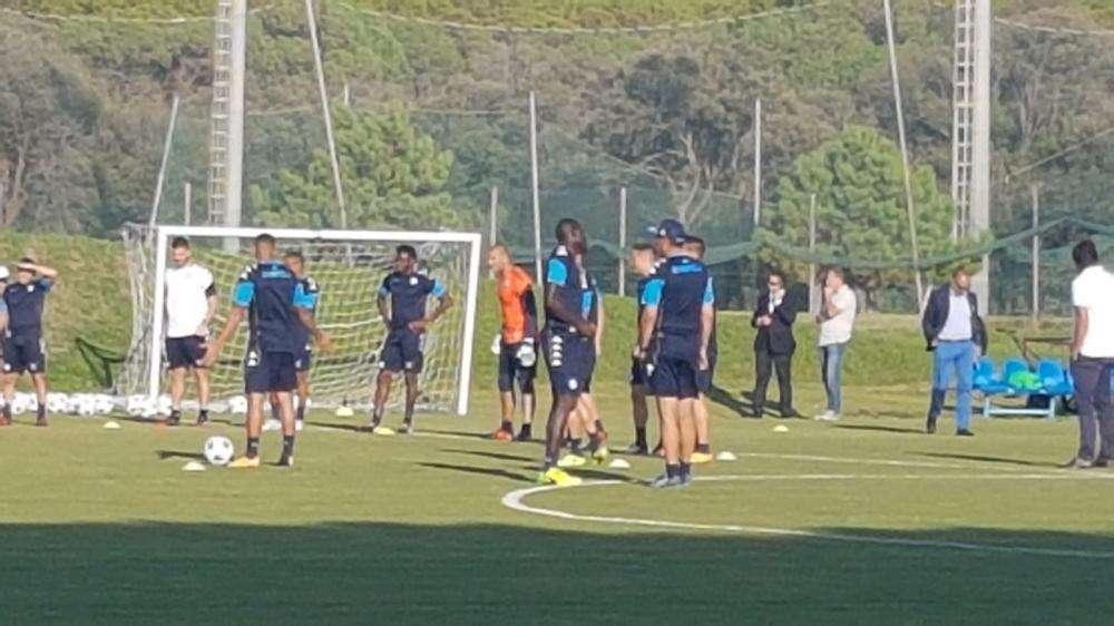 FOTO&VIDEO TN - Azzurri in campo a Castel Volturno: grande allegria, Sarri a colloquio con Maggio e Giuntoli