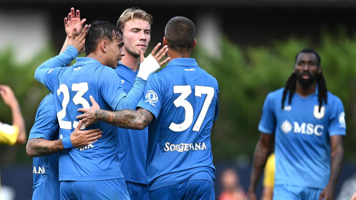 Napoli-Carrarese 2-0: i gol e gli highlights della seconda amichevole