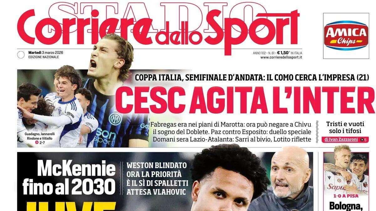 Corriere dello Sport: "Napoli, riecco De Bruyne: vuole esserci con il Toro"