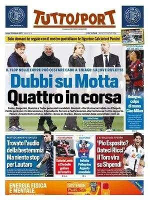 Tuttosport: "Juve, dubbi su Motta. Quattro in corsa"