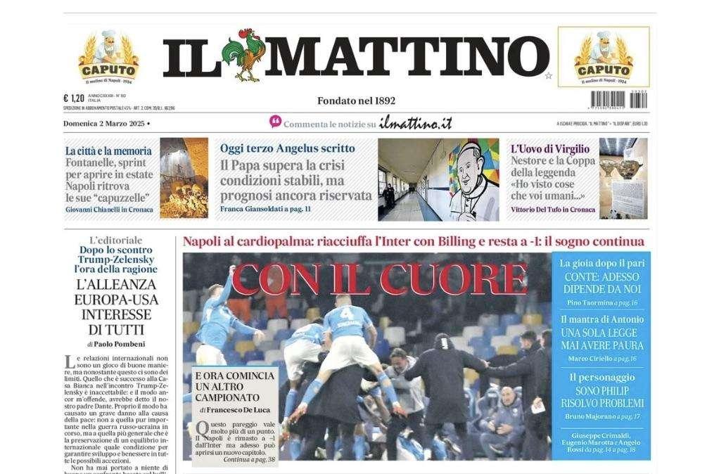 Il Mattino: "Con il cuore"