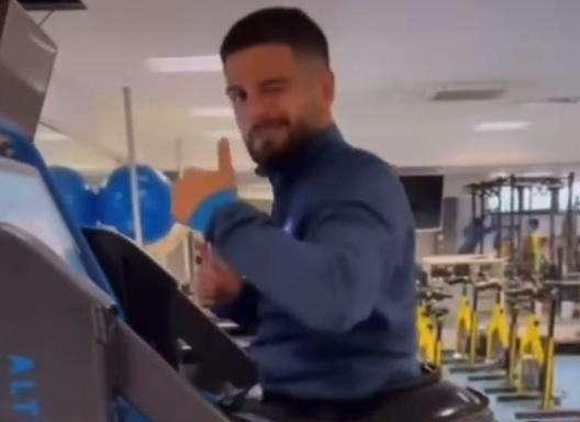 VIDEO - Insigne tenta il recupero per domenica: l'allenamento sul tappeto antigravità