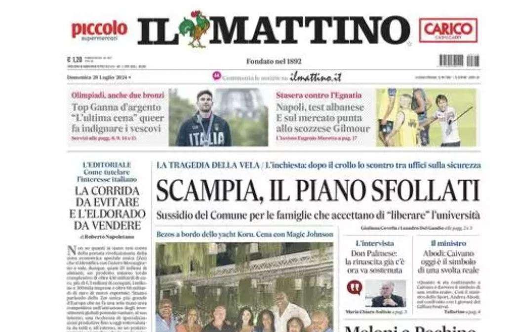 Il Mattino: "Napoli, test albanese. E sul mercato punta allo scozzese Gilmour"