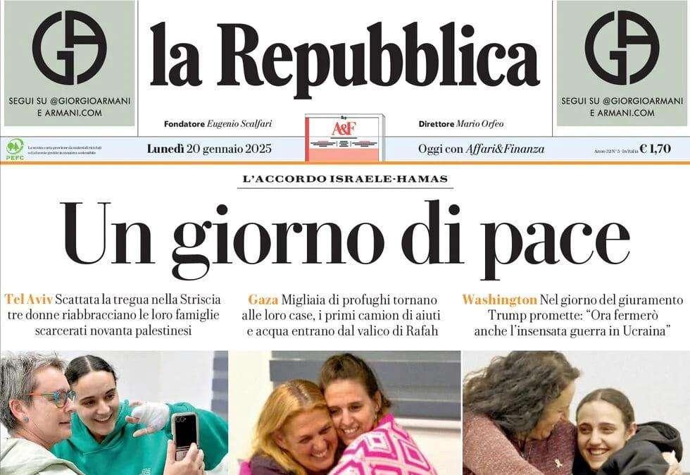 Repubblica: "L’Inter risponde al Napoli nel duello per lo scudetto"