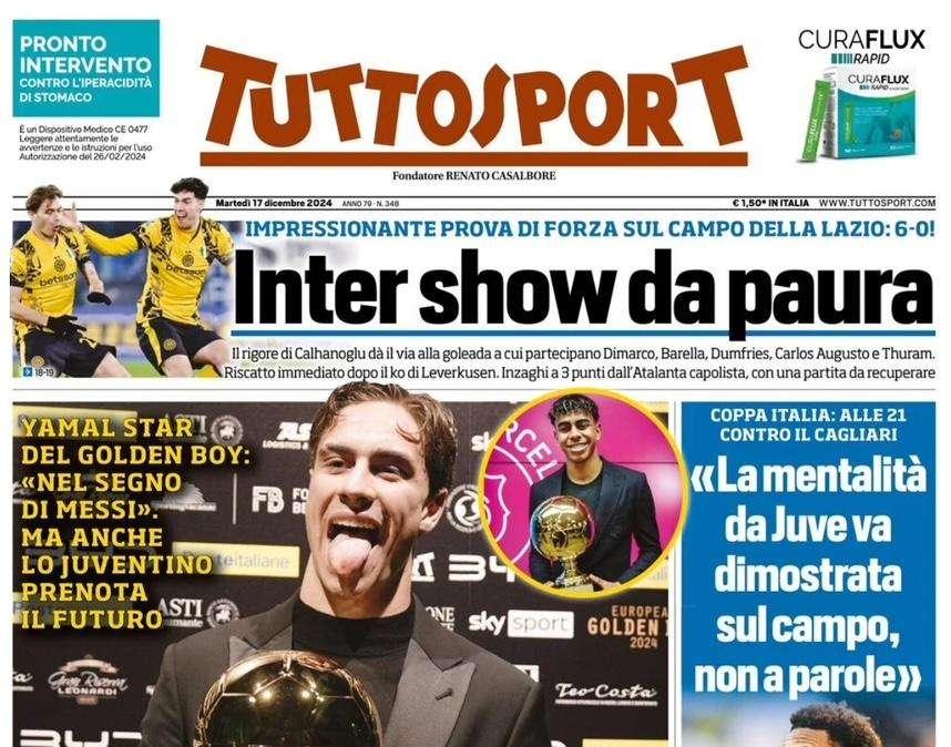Tuttosport: "Buongiorno, che guaio. Fuori almeno un mese"